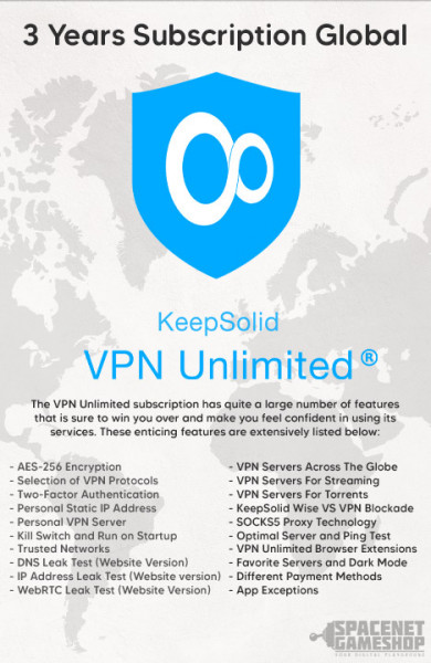 VPN Unlimited 36 Meseci [GLOBAL]